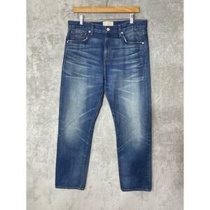 CQY Jeans Size 30 High Rise Straight Leg Preppy Designer Festival Runs Big